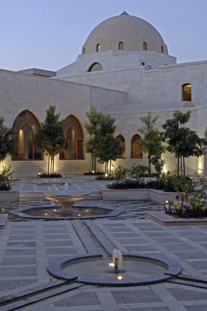 Shia Ismaili center in Dubai serves the needs of the Shia community of the country.